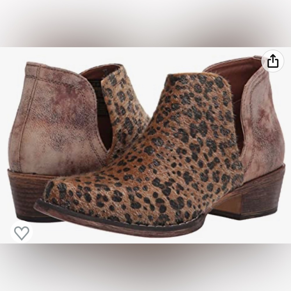 Leopard Roper Ankle Boots